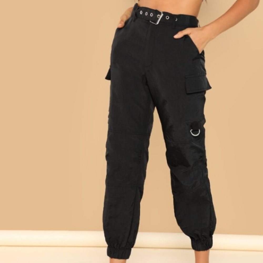 Black Cargo Pants